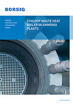 BORSIG Process Heat Exchanger - Synloop Waste Heat Boiler in Ammonia Plants