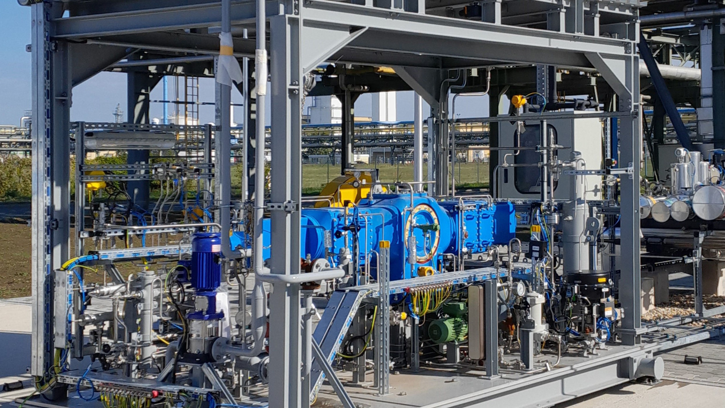 MegaLyseurPlus research project for the industrial production of hydrogen on the test field of a refinery