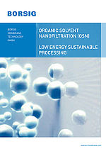 BORSIG Membrane Technology GmbH - Organic Solvent Nanofiltration