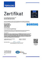 Zertifikate BORSIG